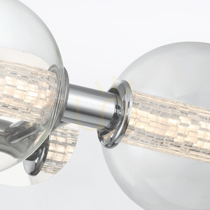 Wall lamp ATOMO - 3 light sources - Polished chrome QUINTIESSE 4 Wall lamp ATOMO - 3 light sources - Polished chrome QUINTIESSE small 4