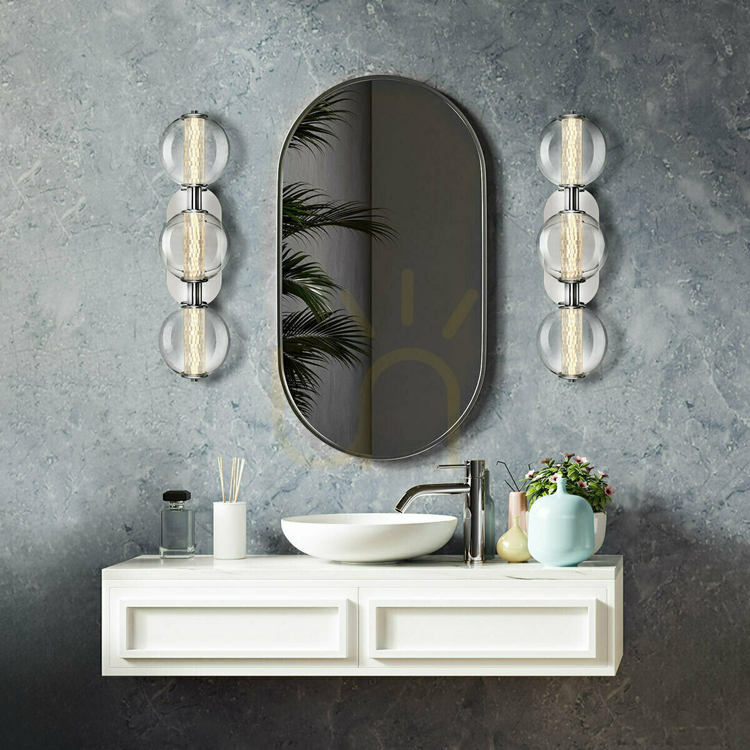 View Wall lamp ATOMO - 3 light sources - Polished chrome QUINTIESSE Wall lamp ATOMO - 3 light sources - Polished chrome QUINTIESSE