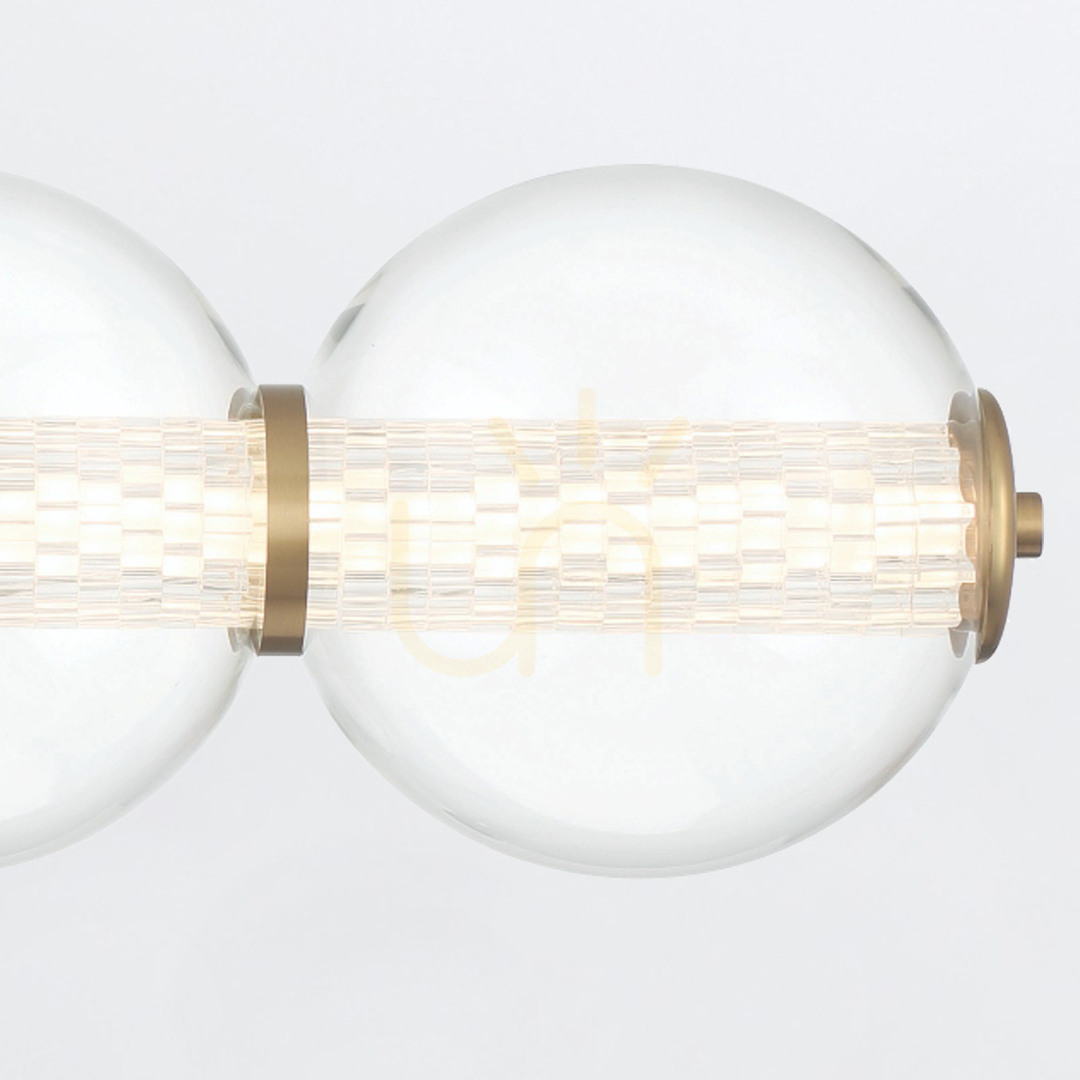 Check Wall lamp ATOMO - 4 light sources - Brushed gold QUINTIESSE Wall lamp ATOMO - 4 light sources - Brushed gold QUINTIESSE