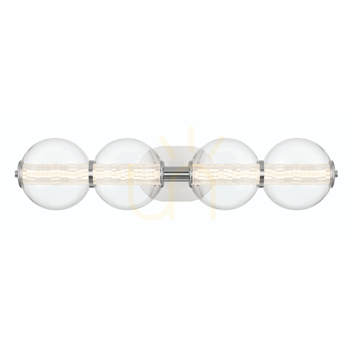 Check Wall lamp ATOMO - 4 light sources - Polished chrome QUINTIESSE