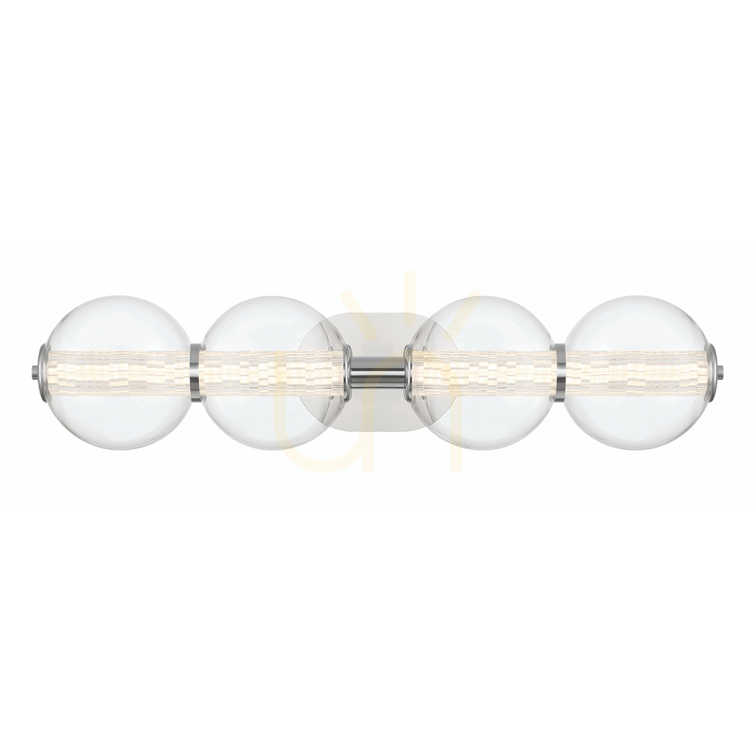 View Wall lamp ATOMO - 4 light sources - Polished chrome QUINTIESSE Wall lamp ATOMO - 4 light sources - Polished chrome QUINTIESSE