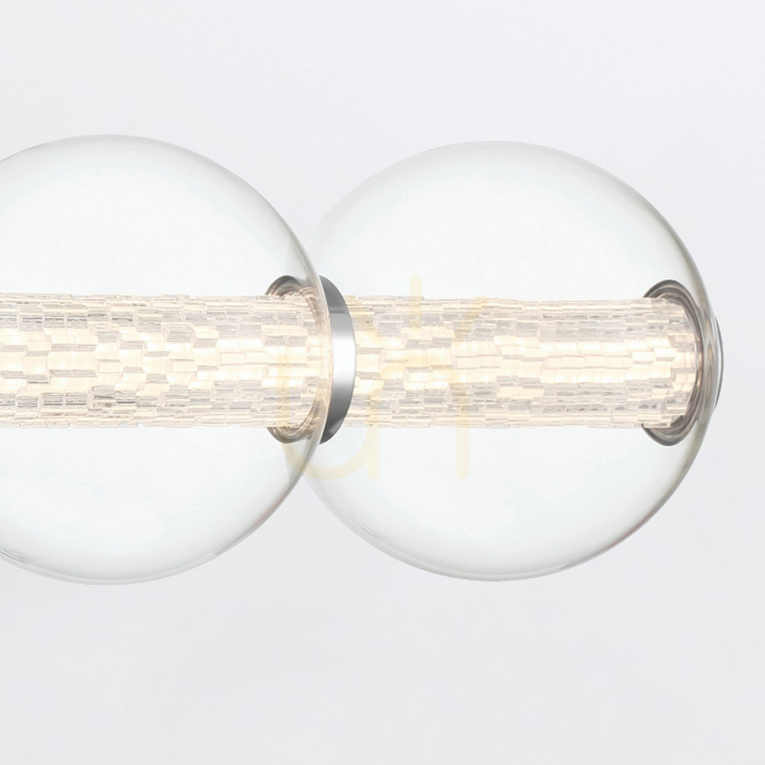 View Wall lamp ATOMO - 4 light sources - Polished chrome QUINTIESSE Wall lamp ATOMO - 4 light sources - Polished chrome QUINTIESSE