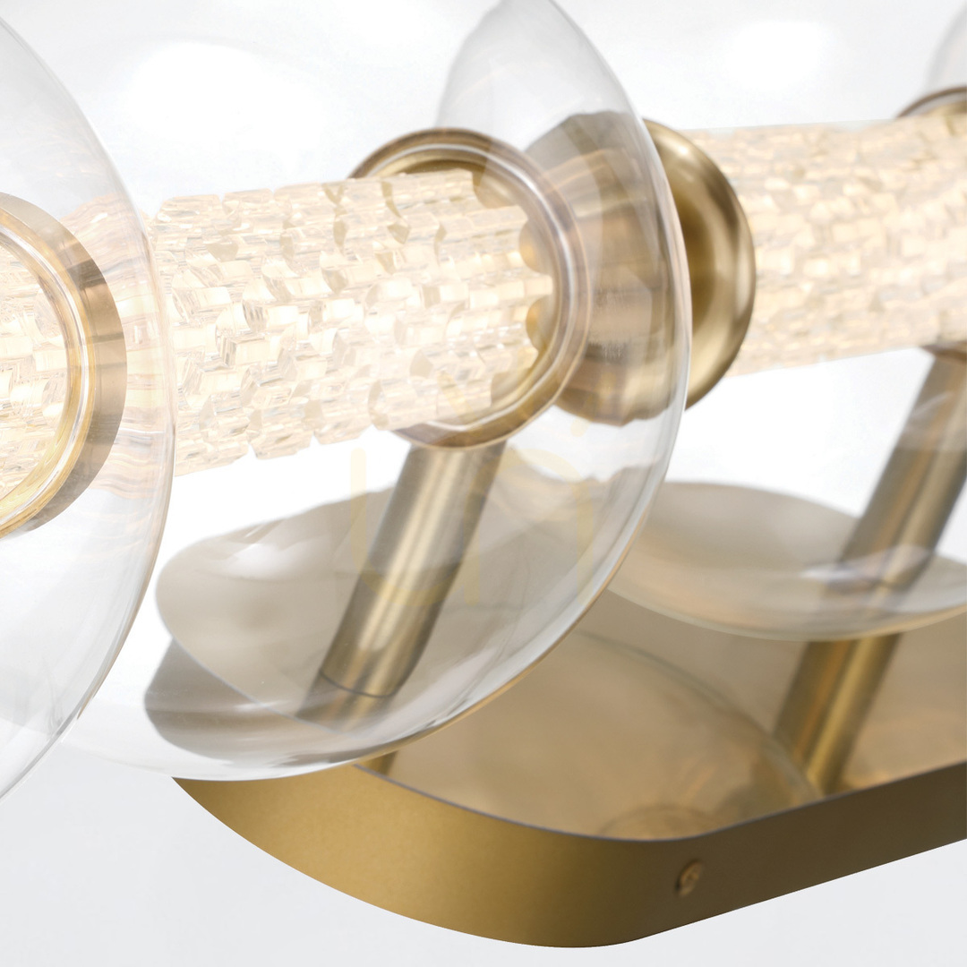 Show ATOMO wall lamp - 5 light sources - Brushed gold QUINTIESSE ATOMO wall lamp - 5 light sources - Brushed gold QUINTIESSE