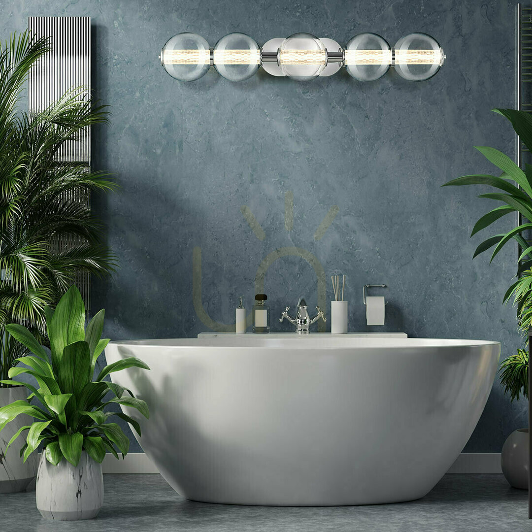 Preview Wall lamp ATOMO - 5 light sources - Polished chrome QUINTIESSE Wall lamp ATOMO - 5 light sources - Polished chrome QUINTIESSE