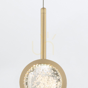 BARLETTA pendant lamp - 1 light source - Brushed gold QUINTIESSE 1 BARLETTA pendant lamp - 1 light source - Brushed gold QUINTIESSE small 1