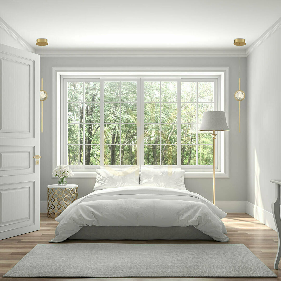 Check BARLETTA pendant lamp - 1 light source - Brushed gold QUINTIESSE BARLETTA pendant lamp - 1 light source - Brushed gold QUINTIESSE