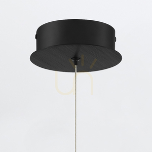 BARLETTA pendant lamp - 1 light source - Matte black QUINTIESSE small 3