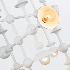 CADENCE chandelier - 18 light sources - Antique white QUINTIESSE 3 CADENCE chandelier - 18 light sources - Antique white QUINTIESSE small 3