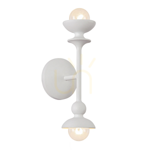CADENCE wall lamp - 2 light sources - Antique white QUINTIESSE small 0