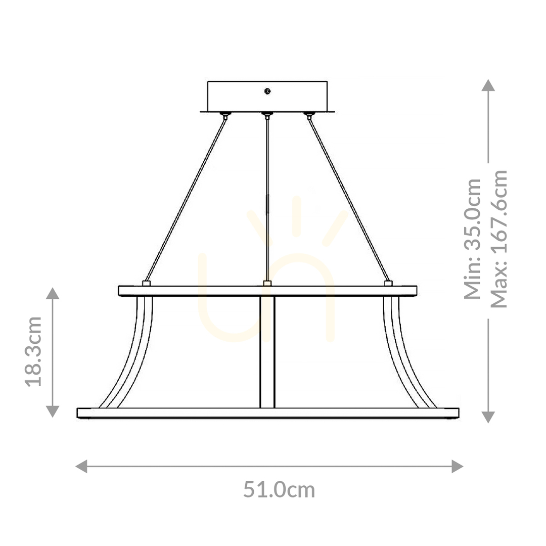 Preview CADOUX chandelier - Brushed gold QUINTIESSE CADOUX chandelier - Brushed gold QUINTIESSE