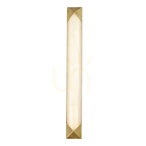 Check Large LED wall lamp CAESAR - Vintage brass QUINTIESSE
