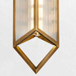 CAIRO pendant lamp - 1 light source - Vintage brass QUINTIESSE small 4