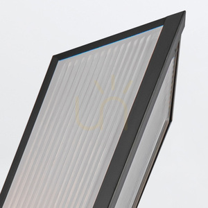 CAIRO 1-light wall light, Urban Bronze, clear ribbed glass, E27 - QUINTIESSE small 6