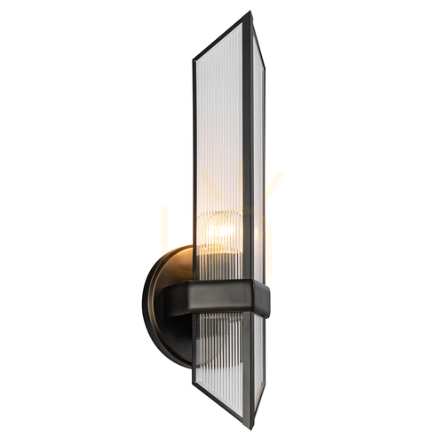 Check CAIRO wall lamp - 1 light source - Urban brown QUINTIESSE