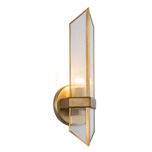 Check CAIRO wall lamp - 1 light source - Vintage brass QUINTIESSE