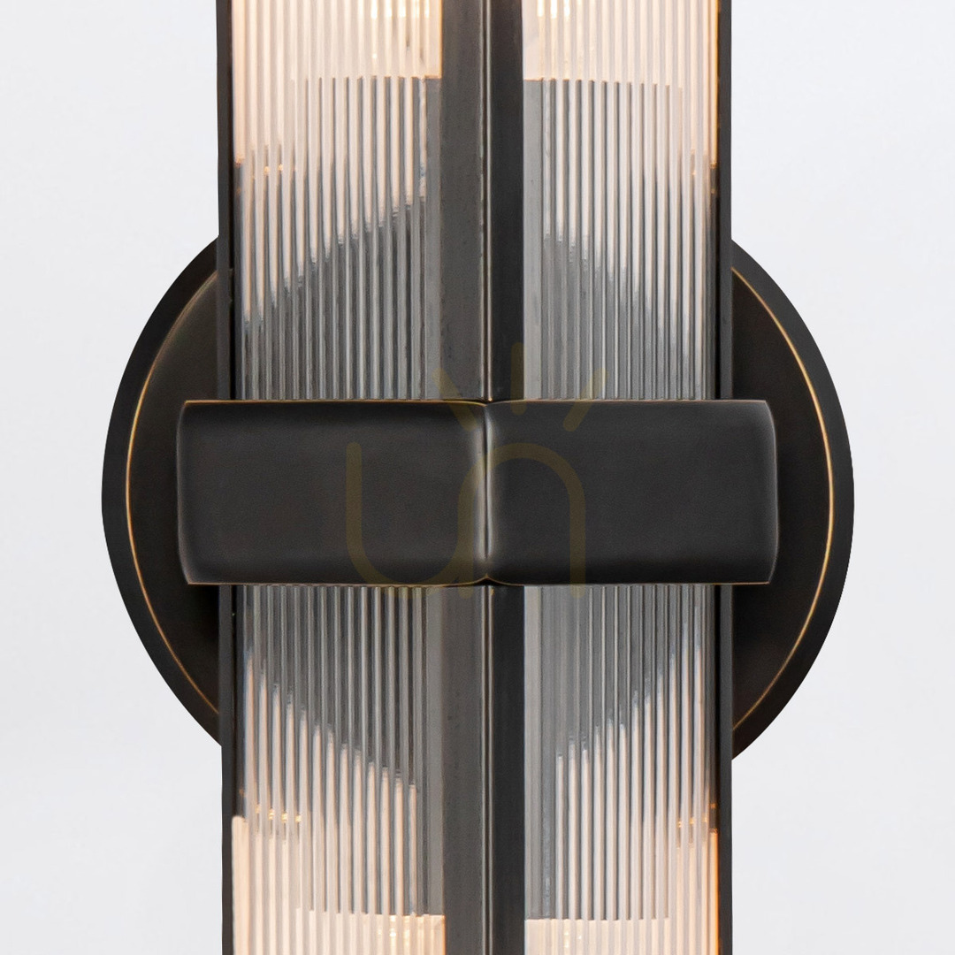 Display CAIRO wall lamp - 2 light sources - Urban brown QUINTIESSE CAIRO wall lamp - 2 light sources - Urban brown QUINTIESSE