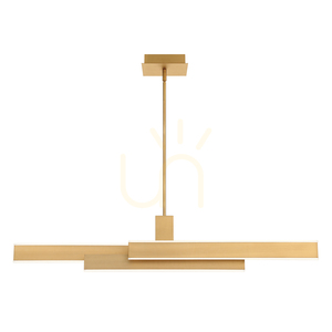 CAMENO island lamp - Brushed gold QUINTIESSE small 1