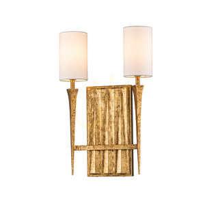 CREST wall lamp - 2 light sources - Petal gold QUINTIESSE 0 CREST wall lamp - 2 light sources - Petal gold QUINTIESSE small 0