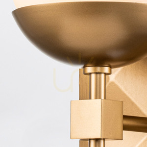 DECO wall lamp - 1 light source - Lacquered gold QUINTIESSE 1 DECO wall lamp - 1 light source - Lacquered gold QUINTIESSE small 1