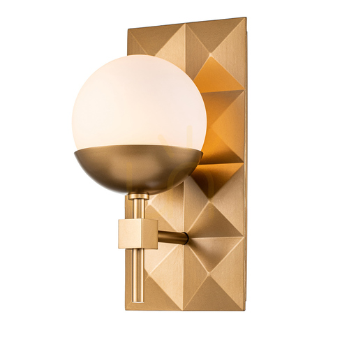 Check DECO wall lamp - 1 light source - Lacquered gold QUINTIESSE