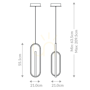 DEMARK pendant lamp - Matte black QUINTIESSE 2 DEMARK pendant lamp - Matte black QUINTIESSE small 2