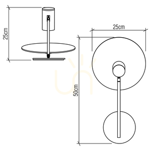 DOT QUINTIESSE wall lamp 2 DOT QUINTIESSE wall lamp small 2