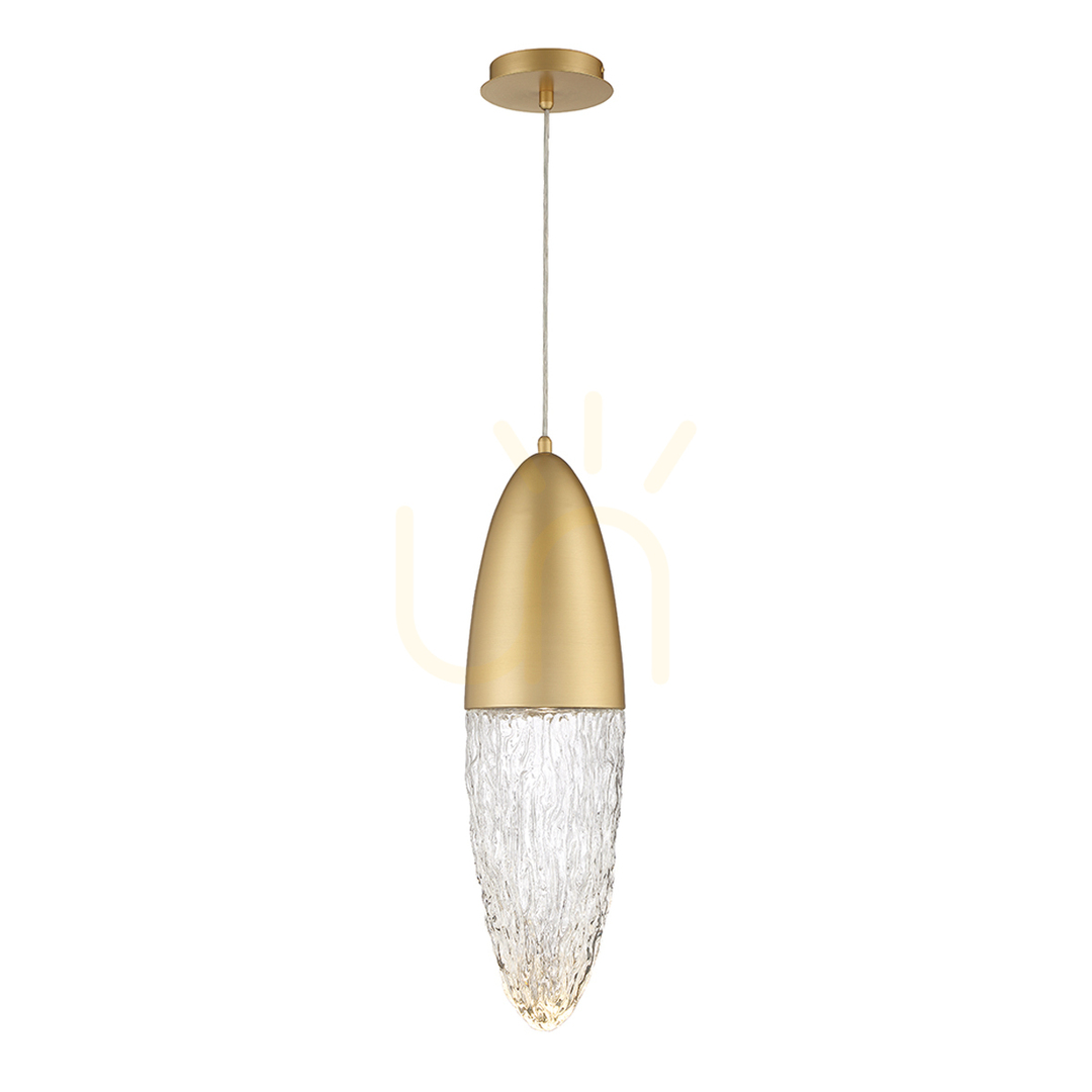 View ECROU pendant lamp - Brushed gold QUINTIESSE ECROU pendant lamp - Brushed gold QUINTIESSE