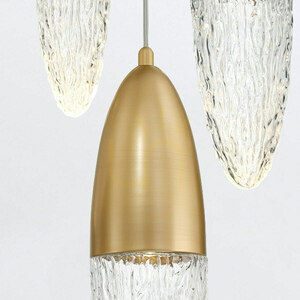 ECROU pendant lamp - Brushed gold QUINTIESSE 4 ECROU pendant lamp - Brushed gold QUINTIESSE small 4