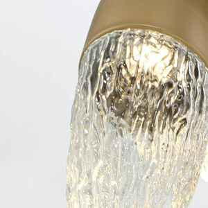 ECROU pendant lamp - Brushed gold QUINTIESSE 5 ECROU pendant lamp - Brushed gold QUINTIESSE small 5