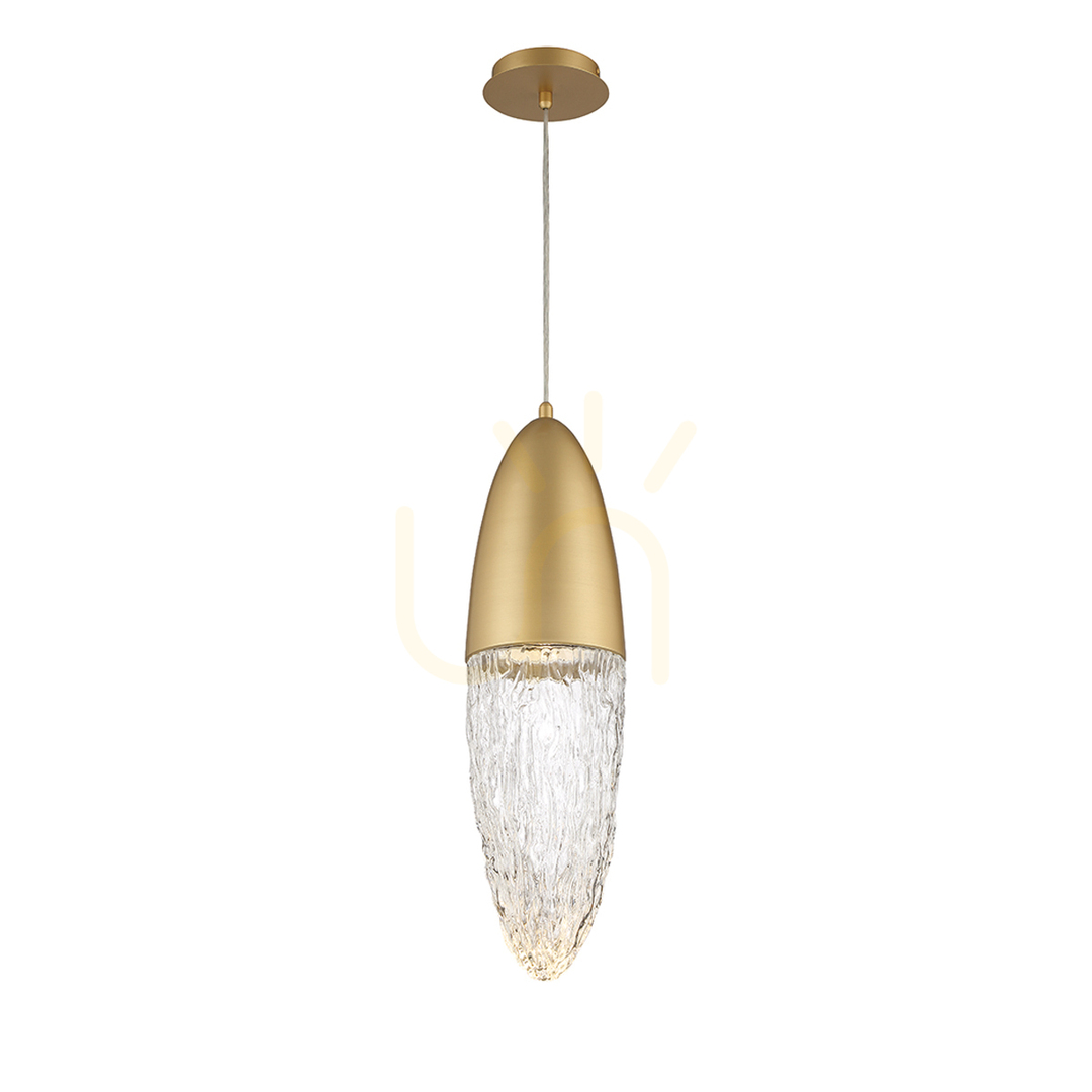 ECROU pendant lamp - Brushed gold QUINTIESSE