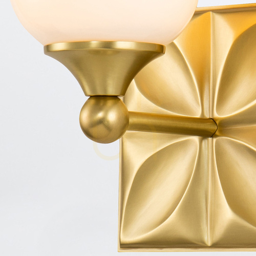 Check EPSILON wall lamp - 1 light source - Aged brass QUINTIESSE