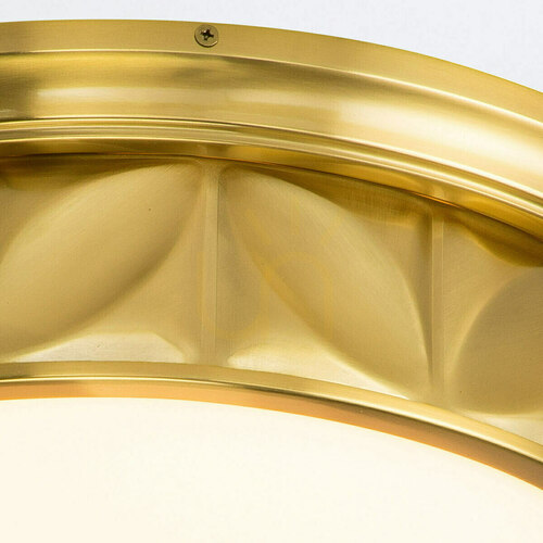 Check Plafond EPSILON - 3 light sources - Aged brass QUINTIESSE