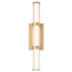 Medium LED wall lamp FAYTON - Brushed gold QUINTIESSE 1 Medium LED wall lamp FAYTON - Brushed gold QUINTIESSE small 1