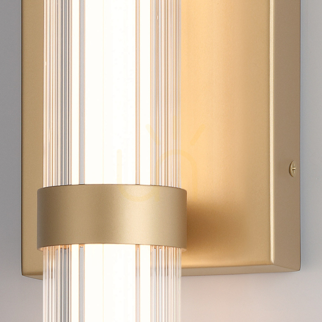 Show Medium LED wall lamp FAYTON - Brushed gold QUINTIESSE Medium LED wall lamp FAYTON - Brushed gold QUINTIESSE