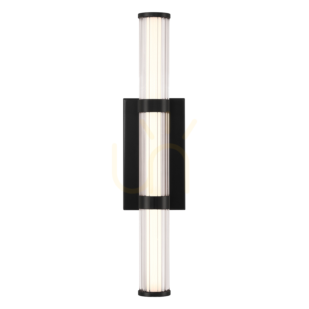 View Medium LED wall lamp FAYTON - Matte black QUINTIESSE Medium LED wall lamp FAYTON - Matte black QUINTIESSE