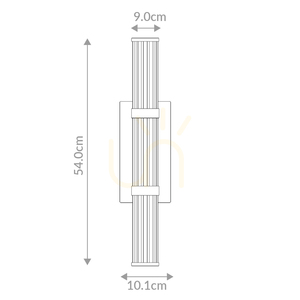 Medium LED wall lamp FAYTON - Matte black QUINTIESSE 2 Medium LED wall lamp FAYTON - Matte black QUINTIESSE small 2