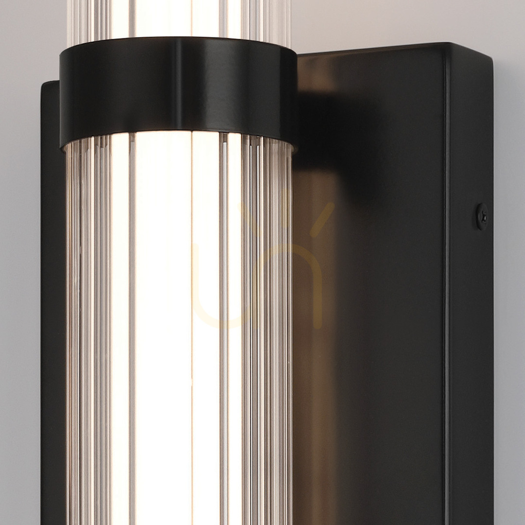 View Medium LED wall lamp FAYTON - Matte black QUINTIESSE Medium LED wall lamp FAYTON - Matte black QUINTIESSE