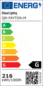 Medium LED wall lamp FAYTON - Matte black QUINTIESSE 8 Medium LED wall lamp FAYTON - Matte black QUINTIESSE small 8