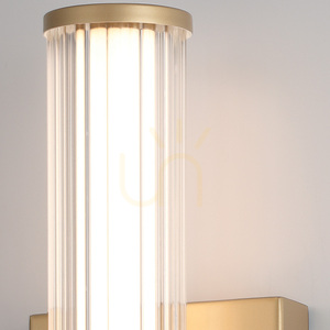 FAYTON small LED wall lamp - Brushed gold QUINTIESSE small 7