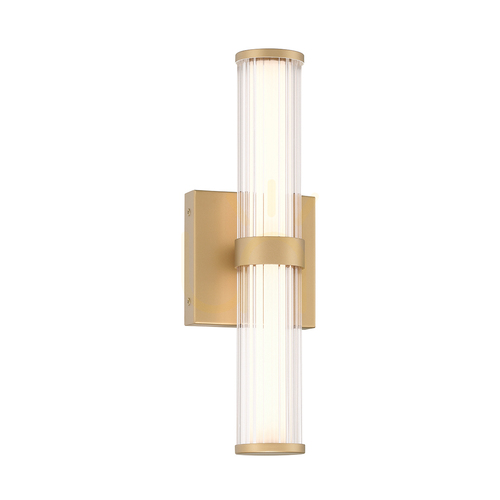Check FAYTON small LED wall lamp - Brushed gold QUINTIESSE