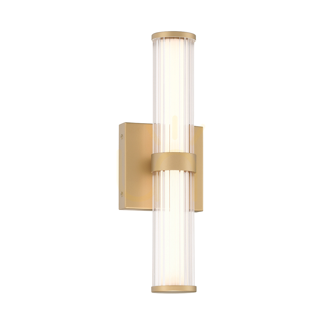 FAYTON small LED wall lamp - Brushed gold QUINTIESSE