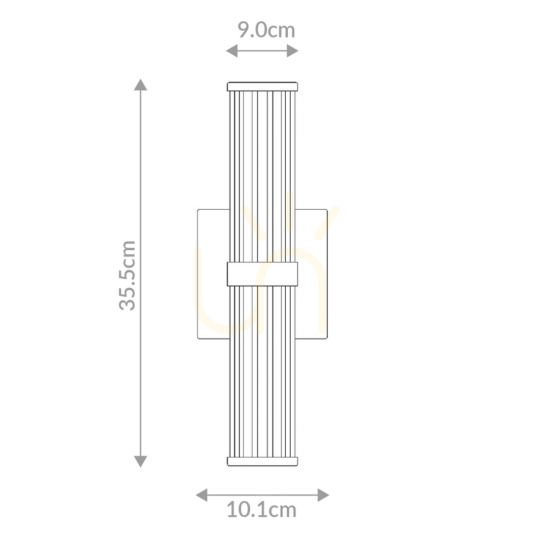 Preview FAYTON small LED wall lamp - Matte black QUINTIESSE FAYTON small LED wall lamp - Matte black QUINTIESSE