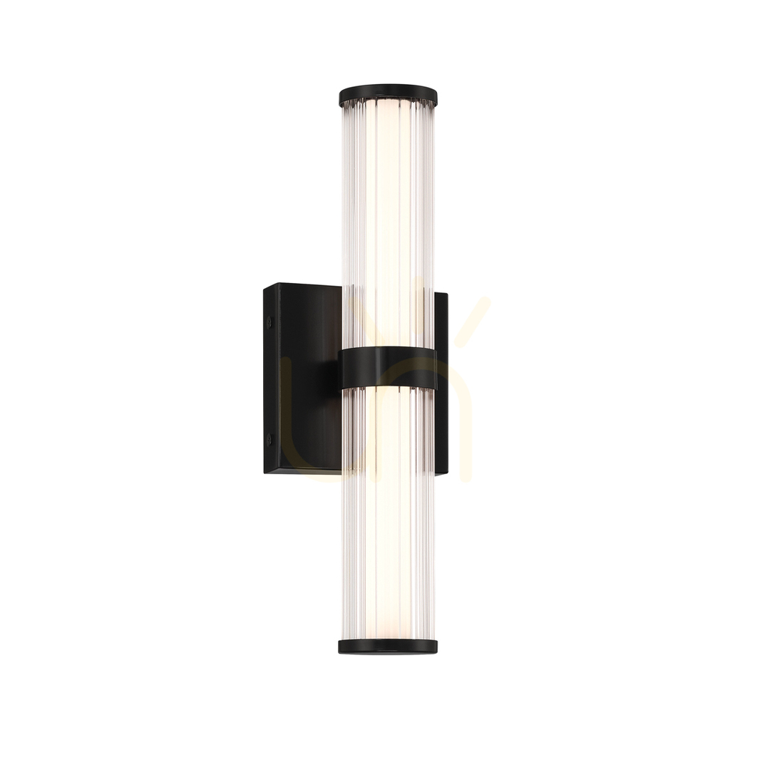FAYTON small LED wall lamp - Matte black QUINTIESSE