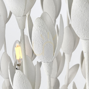 FLORA island lamp - 10 light sources - QUINTIESSE structural plaster. 4 FLORA island lamp - 10 light sources - QUINTIESSE structural plaster. small 4