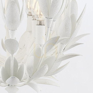 FLORA pendant lamp - 3 light sources - QUINTIESSE structural plaster small 8