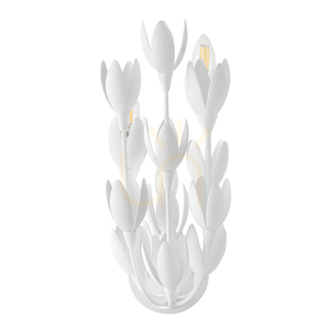 FLORA wall lamp - 3 light sources - QUINTIESSE structural plaster small 9