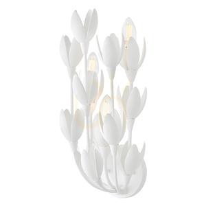 FLORA wall lamp - 3 light sources - QUINTIESSE structural plaster small 0