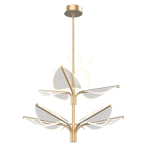 FLORIANA large LED pendant lamp - Natural brass QUINTIESSE 0 FLORIANA large LED pendant lamp - Natural brass QUINTIESSE small 0