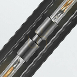 HENRI wall lamp - 2 light sources - Oxidized black QUINTIESSE 7 HENRI wall lamp - 2 light sources - Oxidized black QUINTIESSE small 7