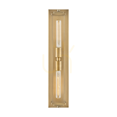 Check HENRI wall lamp - 2 light sources - Classic brass QUINTIESSE